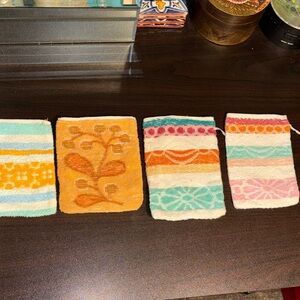 RARE VINTAGE Dusen Dusen Bird Stripe Style 100% COTTON European BAUMWOLLE t